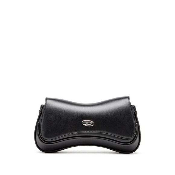 DIESEL Handbags - DIESEL Women's Shoulder Bag with Sculptural Design Women BLACK Handbags